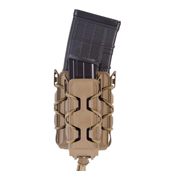 High Speed Gear 16DD01CB TACO Double Decker Double Coyote Brown Polymer Belt Clip Belts 2" Wide