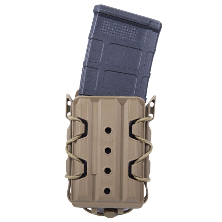 High Speed Gear 16TA01CB TACO V2 Coyote Brown Polymer, 2" Belt Clip/MOLLE U-Mount, Compatible w/ Rifle Mags