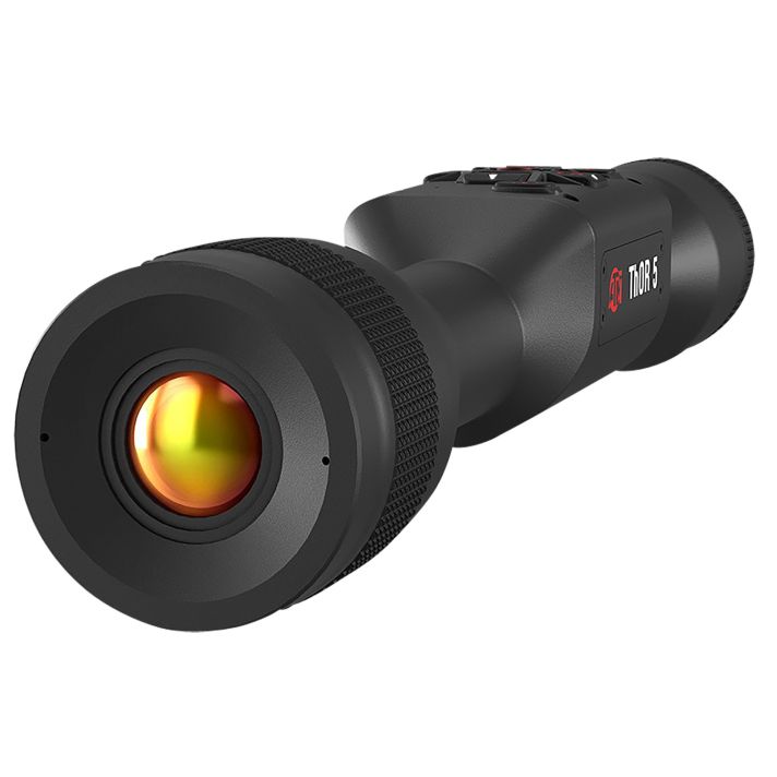 ATN TIWST5325A Thor 5 320 Thermal Rifle Scope, Black Anodized 4-16x Smart Mil Dot Reticle w/Zoom 320x240, 12 Microns 60 fps Resolution
