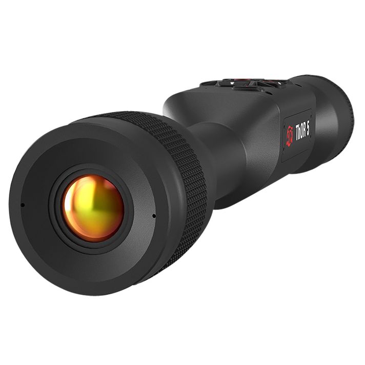 ATN TIWST5625A Thor 5 640 Thermal Rifle Scope, Black Anodized 2-16x Smart Mil Dot Reticle w/Zoom 640x480 12 Micron, 60 fps Resolution