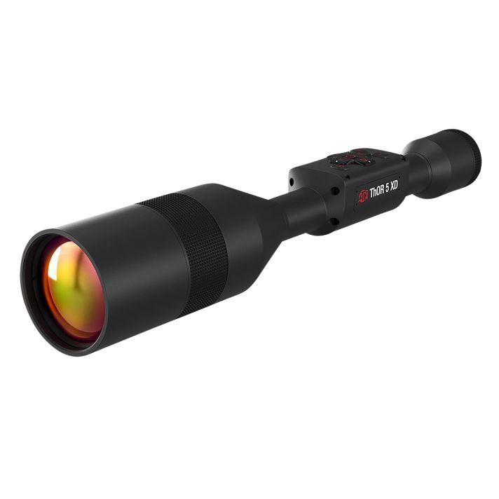ATN TIWST51210A Thor 5 XDThermal Rifle Scope, Black Anodized 4-40x Smart Mil Dot Reticle w/Zoom, 1280x1024 60 fps Resolution