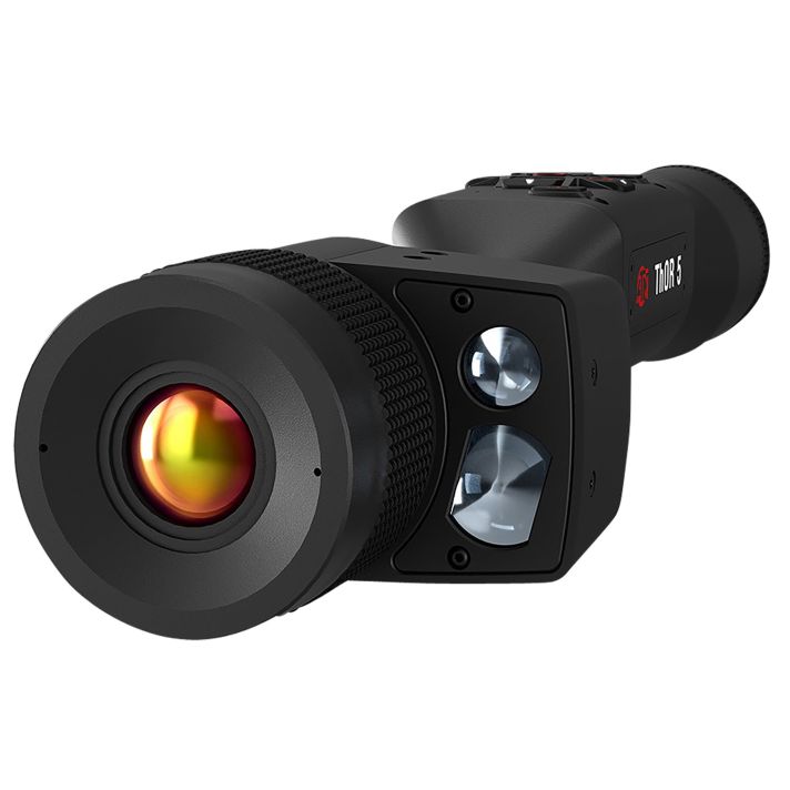 ATN TIWST5625LRF Thor 5 640 LRF Thermal Rifle Scope Black Anodized 2-16x Smart Mil Dot Reticle, Zoom 640x480, 12 Micron, 60 fps Resolution