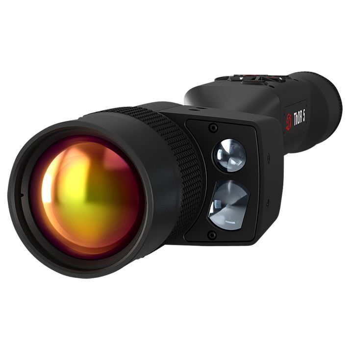 ATN TIWST5650LRF Thor 5 640 LRF Thermal Rifle Scope, Black Anodized 4-32x Smart Mil Dot Reticle, Zoom, 640x480, 60 fps Resolution