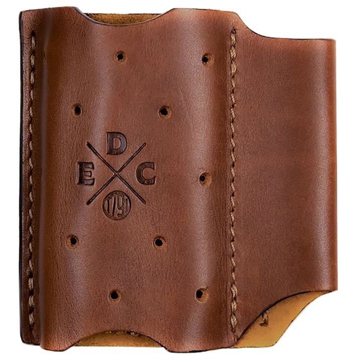 1791 Gunleather ACDUOCHNA EDC Action Clip Duo OWB Chestnut Leather Belt Clip Ambidextrous