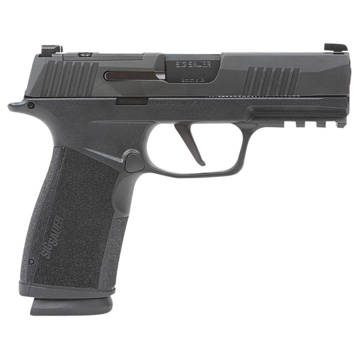 Sig Sauer 365XCA9BXR3 P365-XMACROCompact 9mm Luger 17+1 3.70" Black Barrel, Black Nitron Optic Ready/Serrated Slide & Frame w/Picatinny Rail, Black Polymer w/Interchangeable Backstrap Grip