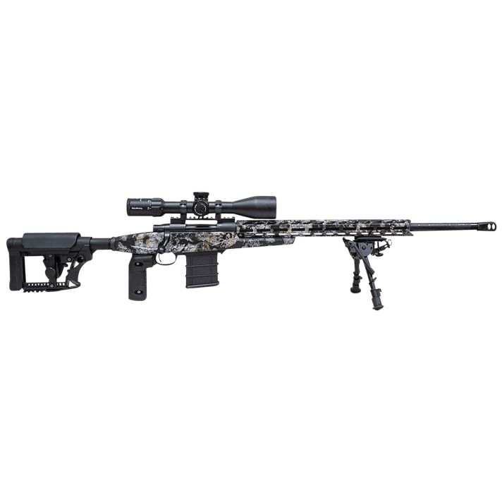 Howa HCRA308SKY M1500 APC Chassis 308 Win 24" Heavy Barrel 10+1 (3), Kryptek Skyfall Camo, Luth-AR MBA-4 Stock with Aluminum Chassis, 4-16x50 Scope, Bipod & 2 Grips