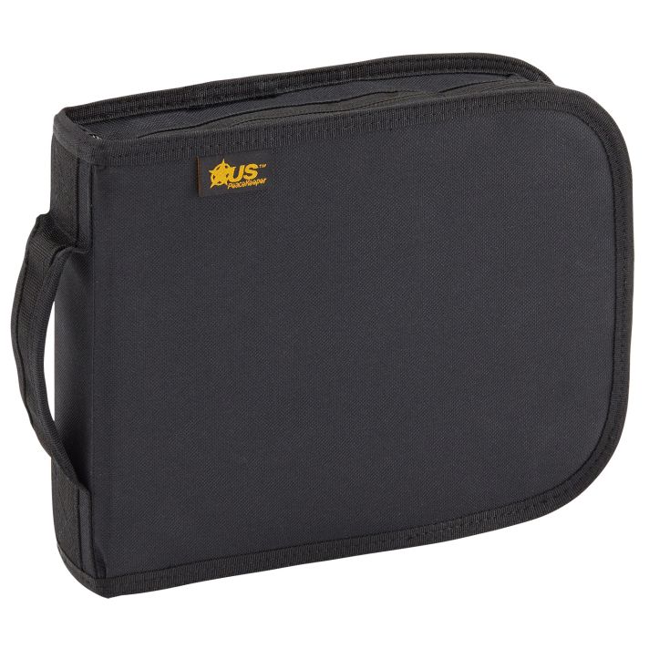 US PeaceKeeper P26108 Handgun CaseBlack Holds 1 Handgun Polyester
