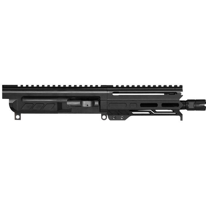 CMMG 94B6829AB Dissent9mm Luger 6.50", Left Side Charging Handle, Armor Black, OEM Zeroed Linear Comp, 4.60" M-LOK Handguard for AR-Platform, Picatinny End Plate