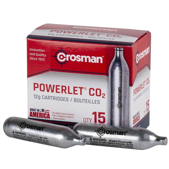 Crosman C2315 Powerlet CO2 12 Grams 15 Pack