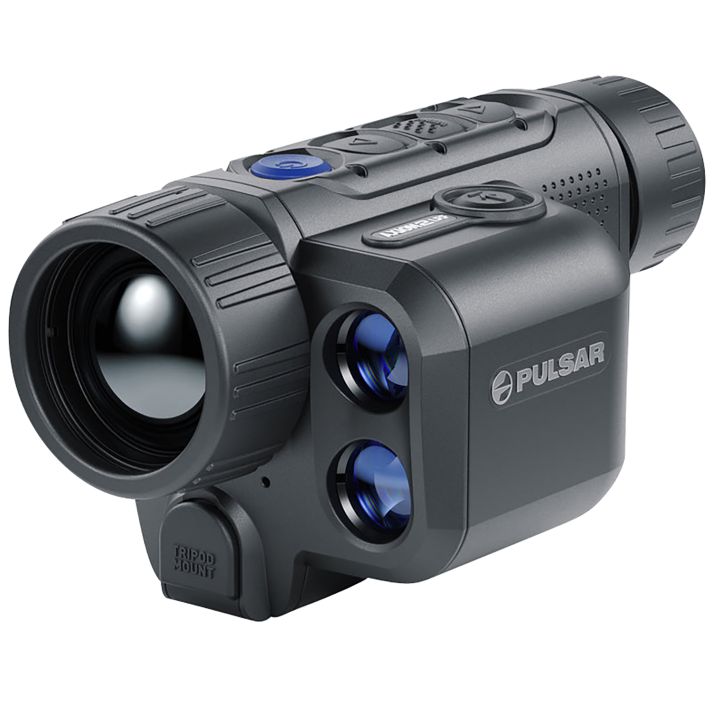 PulsarAxion 2 Pro LRF XQ35 Thermal Monocular Black 2-8x 35mm Multi Reticle 384x288, 50Hz Resolution Zoom 4x Features Laser Rangefinder