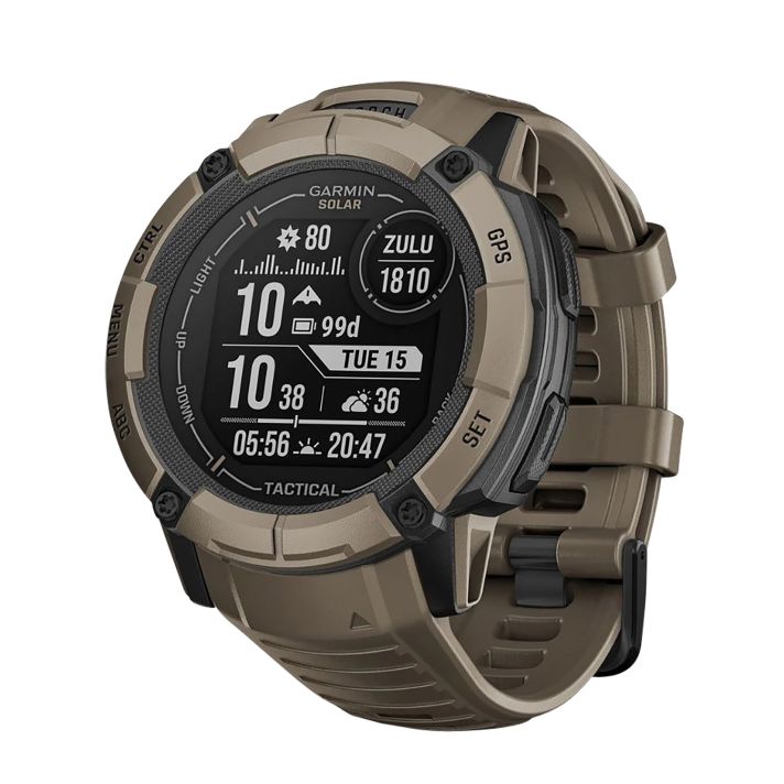 Garmin 0100280512 Instinct 2X Solar Tactical Edition GPS/Smart Features 64MB Memory Coyote Tan 50mm
