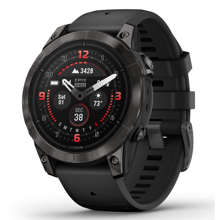 Garmin 0100280310 epix Pro Gen 2 Sapphire Edition GPS/Smart Features 32GB Memory, Black, Band Size 47mm, Compatible w/ iPhone/Android