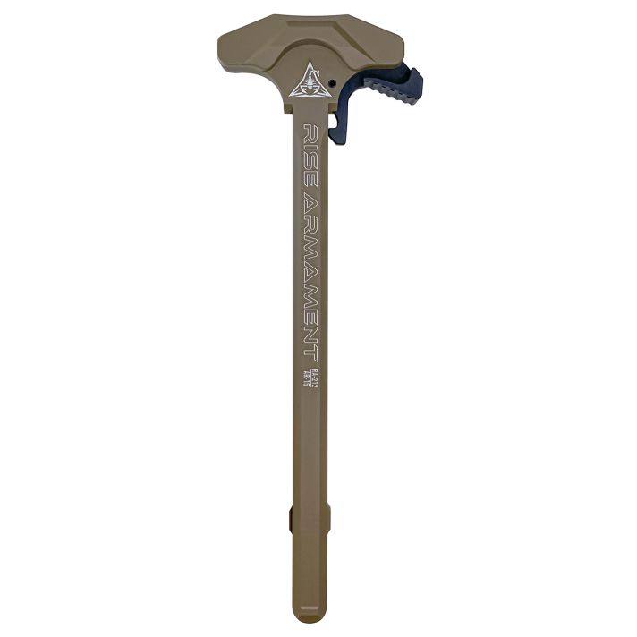 Rise Armament RA212FDE Extended Charging Handle RA-212 FDE Aluminum for AR-15