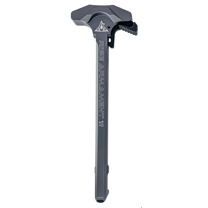 Rise Armament RA212GRY Extended Charging Handle RA-212 Gray Aluminum for AR-15