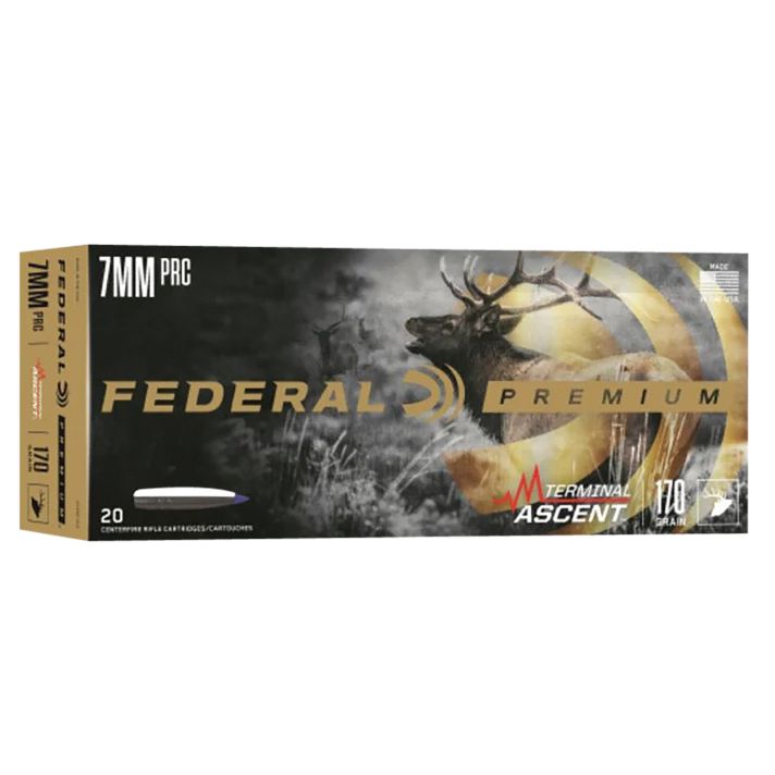 Federal P7PRCTA3 Premium Terminal Ascent 7mmPRC 170gr 20 Per Box/10 Case