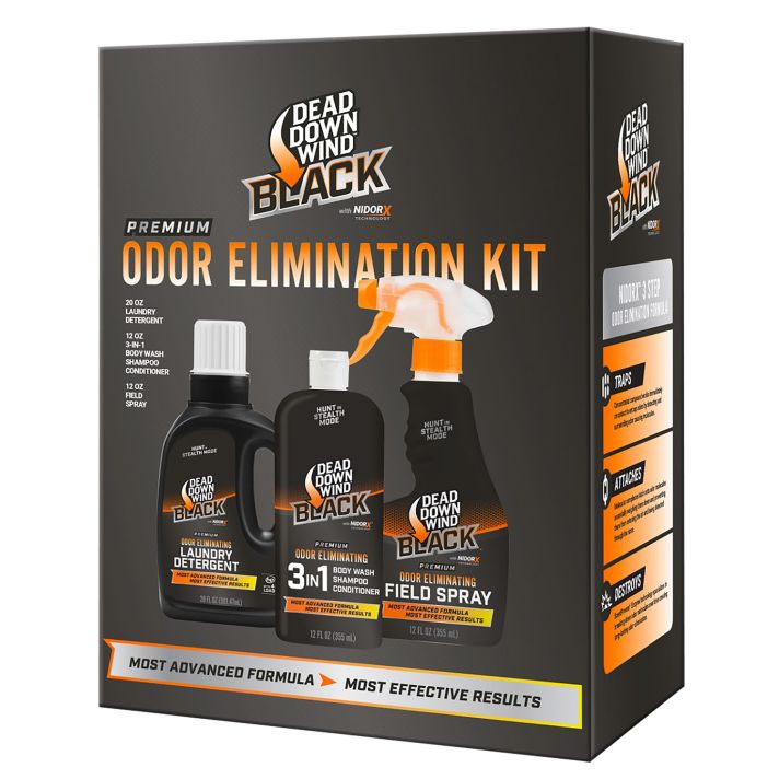 Dead Down Wind 207022 Black Premium 3-Piece Kit Odor Eliminator