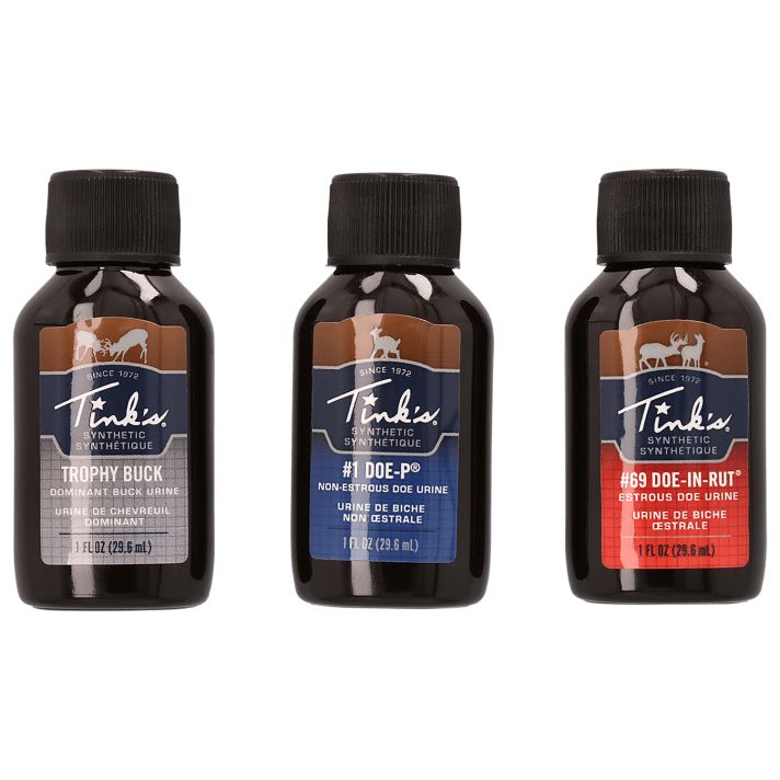 Dead Down Wind W5999 Hunt Success Kit Synthetic Deer Attractant Doe-In-Rut/Doe-P/Trophy Buck Scent 1 oz Bottle