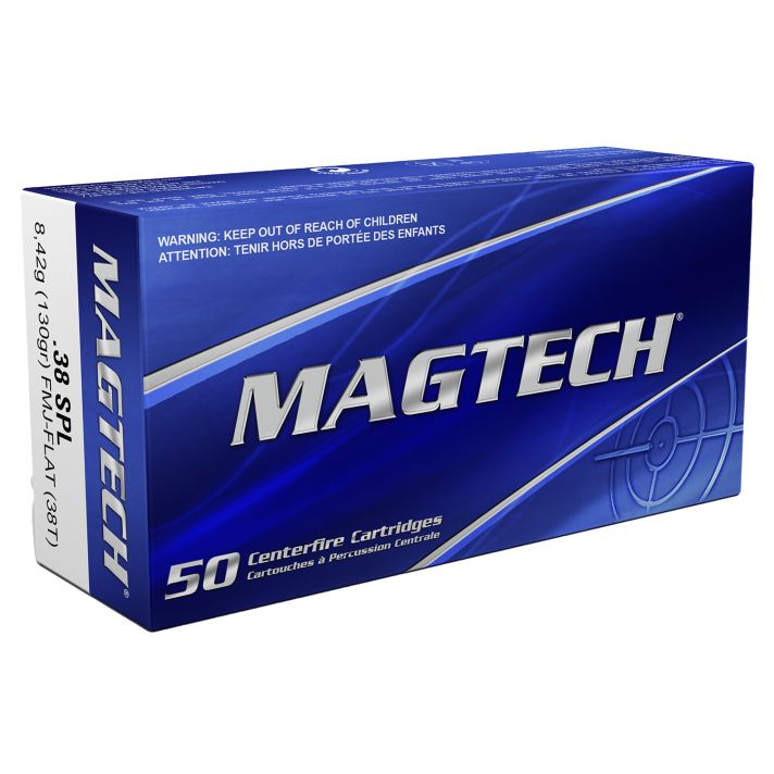 Magtech 38T Range/Training38Special 130gr Full Metal Jacket 50 Per Box/20 Case