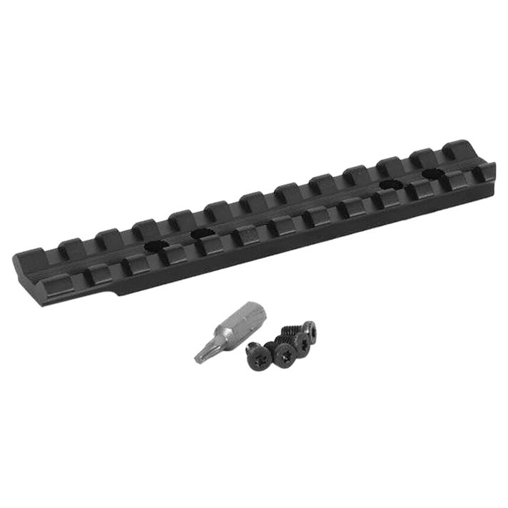 Henry HEGW14PR Picatinny RailMatte Black Aluminum 5.09" Long Fits Henry H014 Long Ranger
