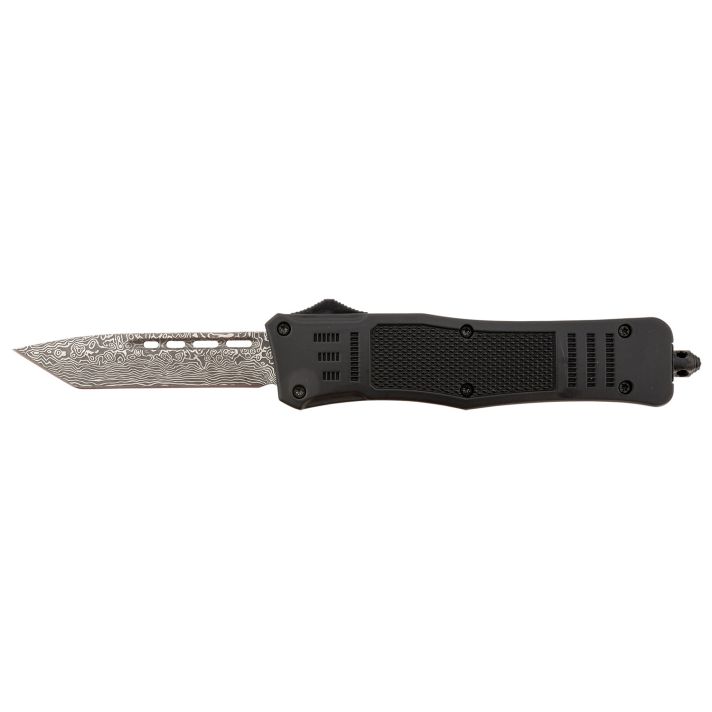 Steel River Knives T618BDT SpartanMedium 3.25" Tanto Plain Black/Silver 440C SS Blade/ 4.50" Black Aluminum Zinc Alloy Handle