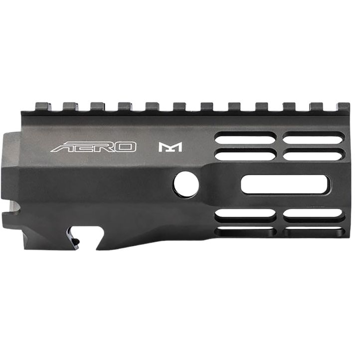 Aero Precision APRA500708A Atlas R-One Handguard 4.80" M-LOK, Black Anodized Aluminum, Full Length Picatinny Top, Mounting Hardware Included for M4E1/AR-15