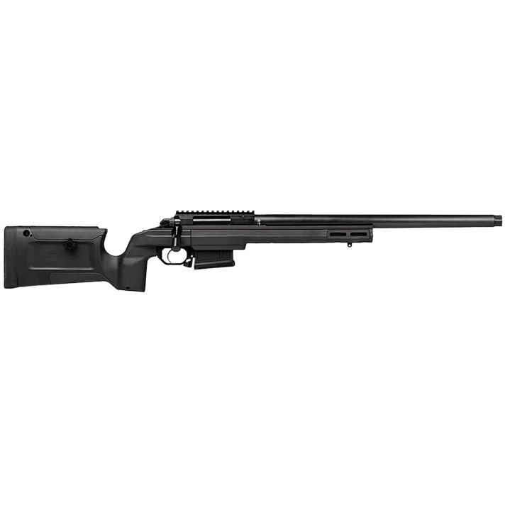 Aero Precision APBR01030001 SOLUS Bravo 308 Win 5+1 20" Threaded Sendero Profile, Black, Fully Adjustable KRG Bravo Chassis, Single Stage Trigger, Scope Mount