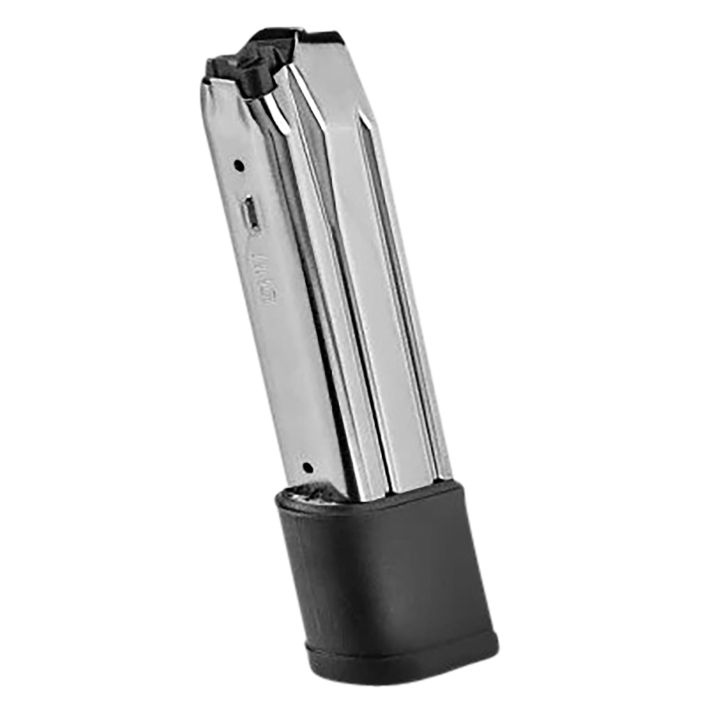 FN 20100732 510 Replacement Magazine 22rd 10mm Stainless Steel w/ Black Polymer Extended Floorplate Fits FN 510 Tactical