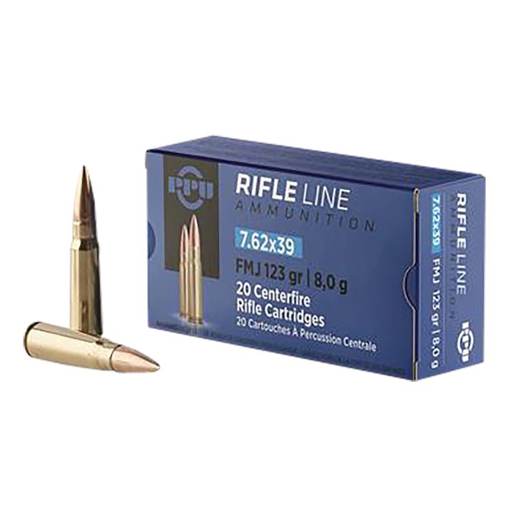 TR&Z PP739S Metric Rifle Rifle Line 7.62x39mm 123 gr Round Nose Soft Point 20 Per Box/ 50 Case