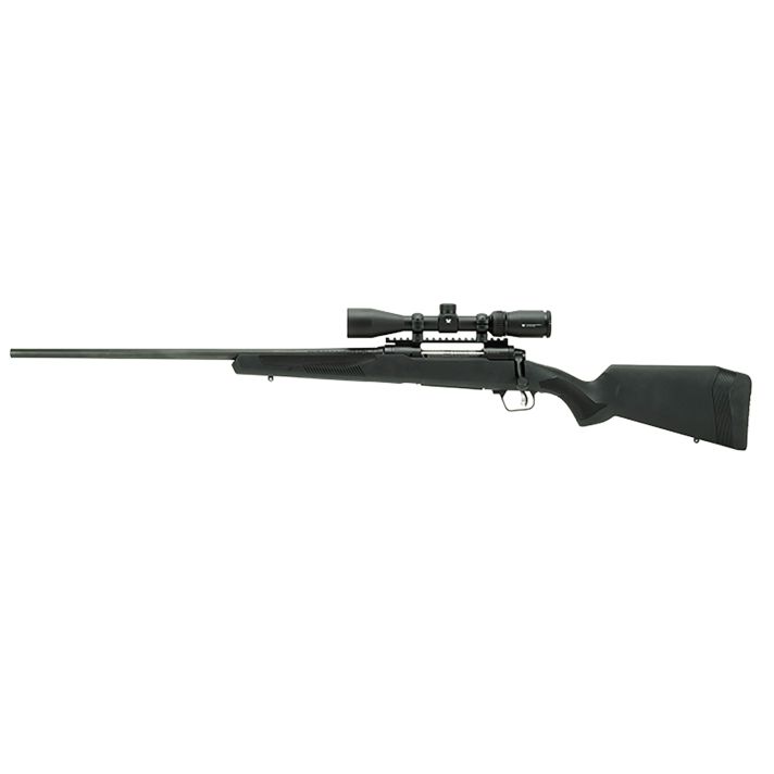 Savage Arms 58131 110 Apex Hunter XP 400 Legend 4+1 18" Carbon Steel, Black, Synthetic AccuFit Stock, Vortex Crossfire II 3-9x40mm Scope Left Hand