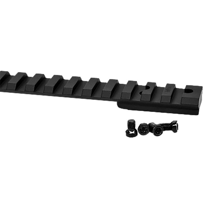 Warne V46420MOA Vapor Picatinny Rail Black Anodized Aluminum Fits Savage 110 Short Action, 20 MOA