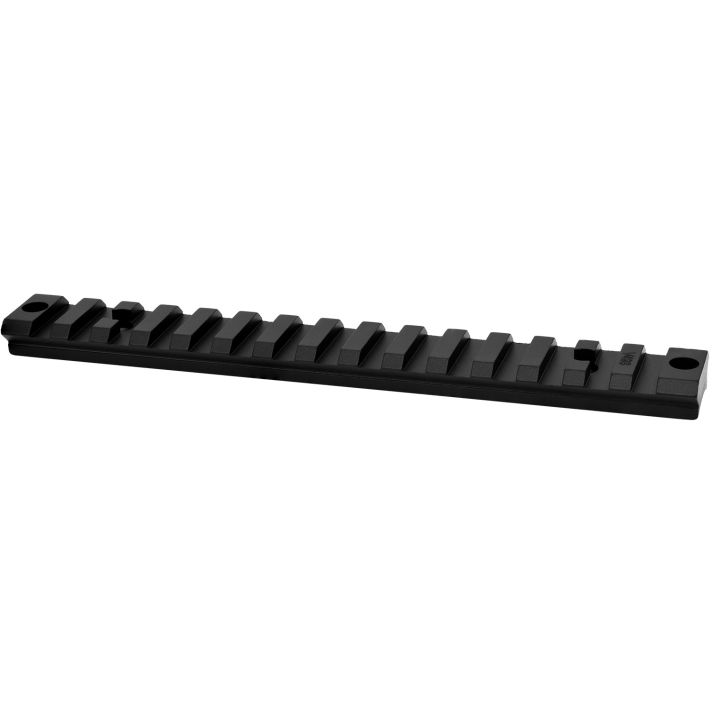 Warne V498M Vapor Picatinny Rail Black Anodized Aluminum Savage Axis/Axis II, 0 MOA