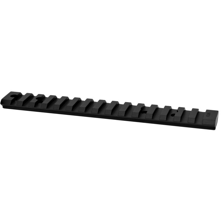 Warne V4T3M Vapor Picatinny Rail Black Anodized Aluminum Fits Tikka T3/T3x, 0 MOA