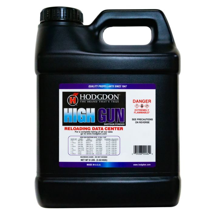 Hodgdon HG8 High Gun Powder Pistol/Shotgun 12 Gauge Gauge 8 lb