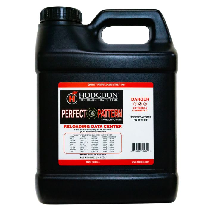 Hodgdon PP8 Perfect Pattern Powder Shotgun 12 Gauge Gauge 8 lb