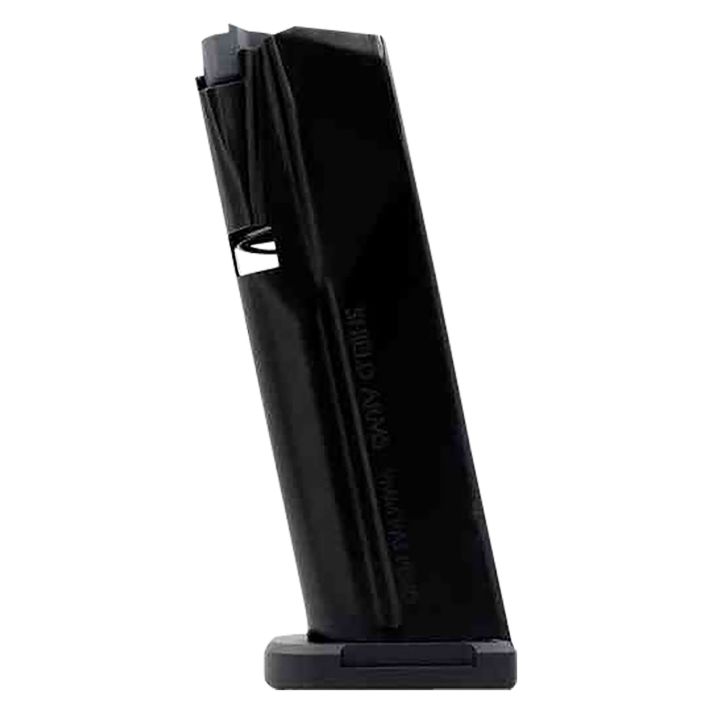 Shield Arms S15ME5INSG3BLK S15 Magazine Gen 3 15rd w/ +5rd Mag Extension (20rd Total) For Glock 43X/48 Black Nitride Steel