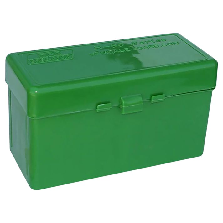 MTM Case-Gard RM6010 Ammo Box Flip-Top 308Win/220Swift/243Win Green Polypropylene 60rd