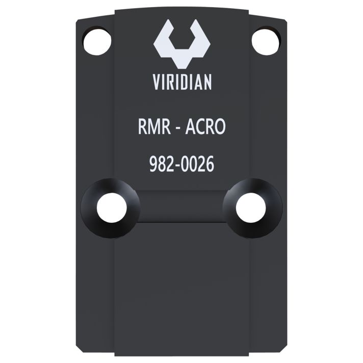 Viridian 9820026 RFX45 RMR Mounting AdapterBlack Anodized