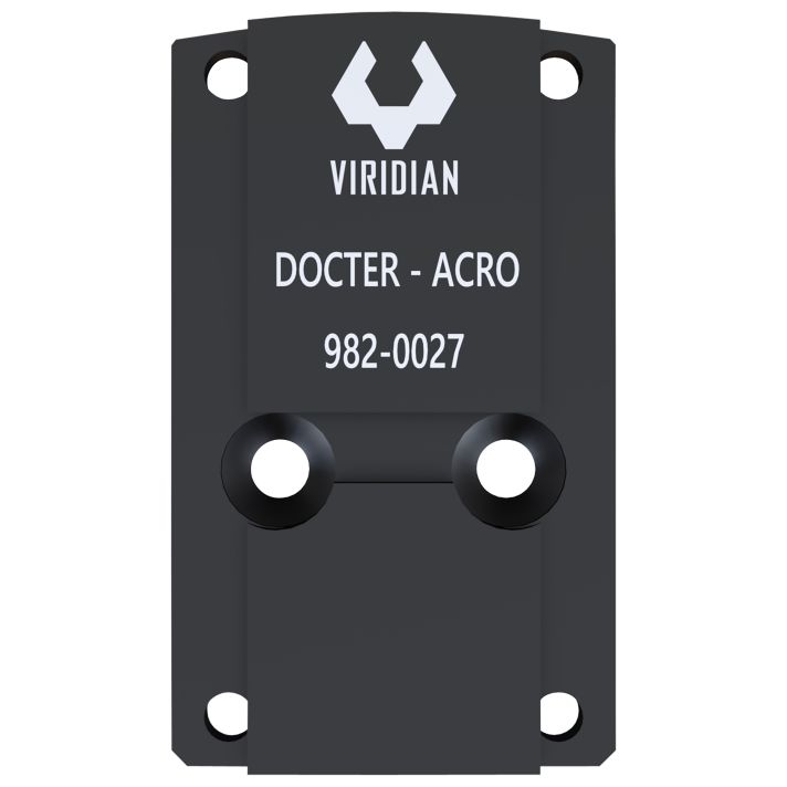Viridian 9820027 RFX45 Docter Mounting AdapterBlack Anodized