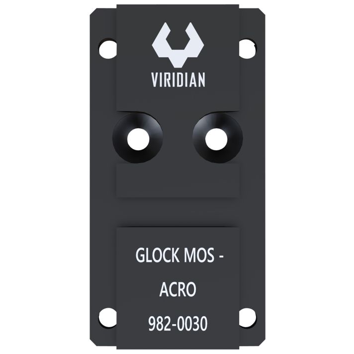 Viridian 9820030 RFX45 Glock MOS Mounting AdapterBlack Anodized