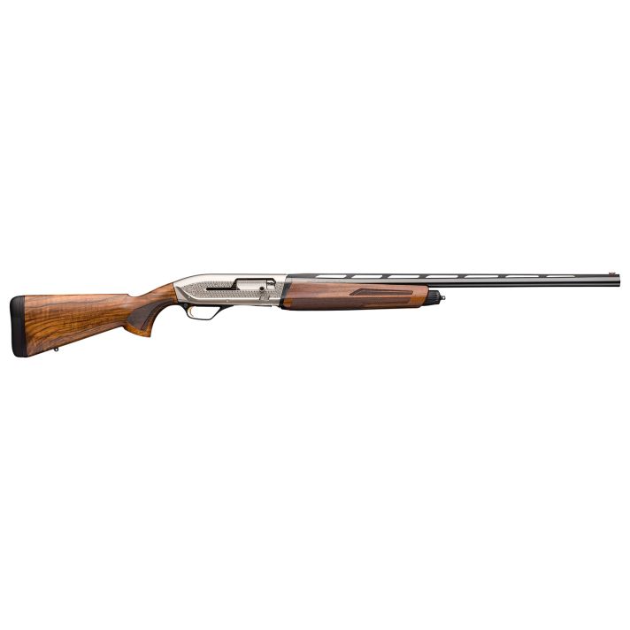 Browning 011744304 Maxus II Ultimate 12 Gauge 3" Chamber 4+1 (2.75") 28" Gloss Blued Vent Rib Barrel, Matte Nickel Rec, Grade III Gloss Walnut Furniture, LPA Fiber Optic Sight, 3 Chokes