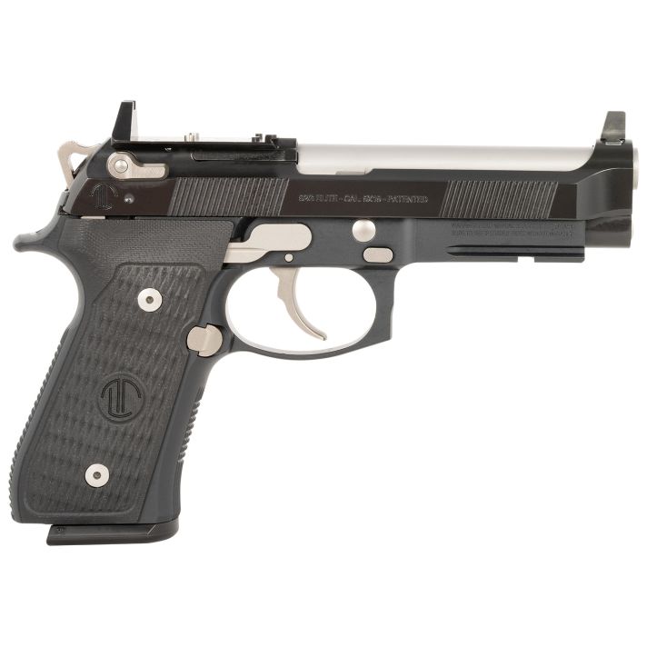 Langdon Tactical Tech LTT92ETJNRR 92 Elite LTT9mm Luger 18+1 4.70" Stainless Steel Barrel, Black Optic Cut/Serrated Steel Slide, Black Cerakote Frame w/Picatinny Rail, Black VZ G10 Grip
