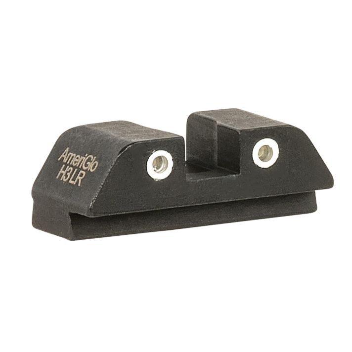 AmeriGlo GL8113R Tritium Rear Sight for GlockGreen Tritium White Outline Rear Sight