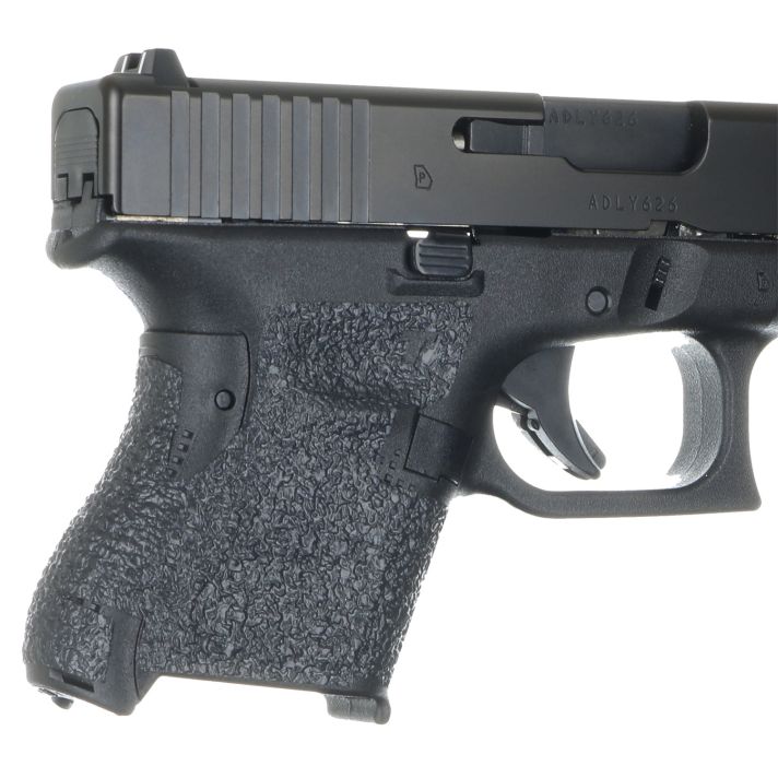 Talon Grips EV03R Adhesive GripTextured Black Rubber, Fits Subcompact Glock Gen 5