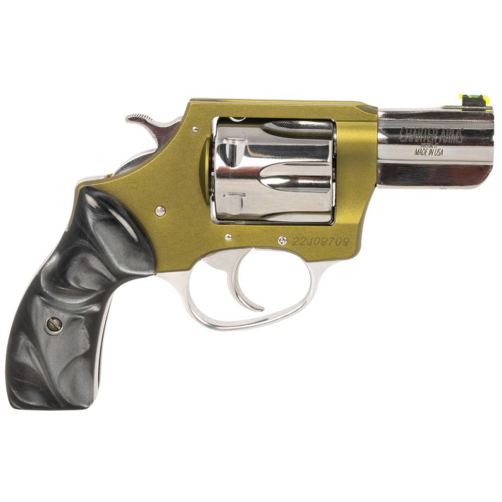 Charter Arms 53624 Undercover II Large 38 Special, 6 Shot 2.20" High Polished Stainless Steel Barrel & Cylinder, OD Green Anodized Aluminum Frame, Black Pearlite Grip, Exposed Hammer