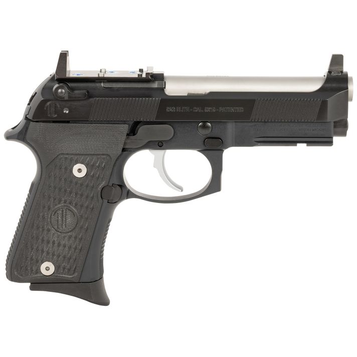 Langdon Tactical Tech LTT92CTJRR 92 Elite LTT Compact 9mm Luger 15+1 4.25" Stainless Target Crown Steel Barrel, Black Optic Cut/Serrated Steel Slide, Black Black VZ G10 Grip