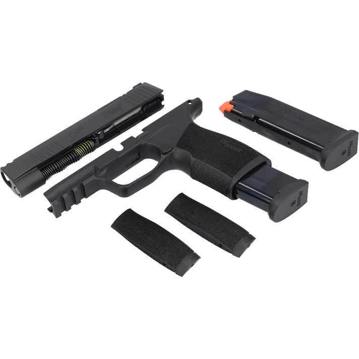 Sig Sauer 8901443 P365-XMACRO Caliber Exchange Kit 9mm Luger 3.10" 17+1 (2) Black Optic Cut Slide Polymer Picatinny Rail Frame X-Ray 3 Sights for All Sig P365 Models