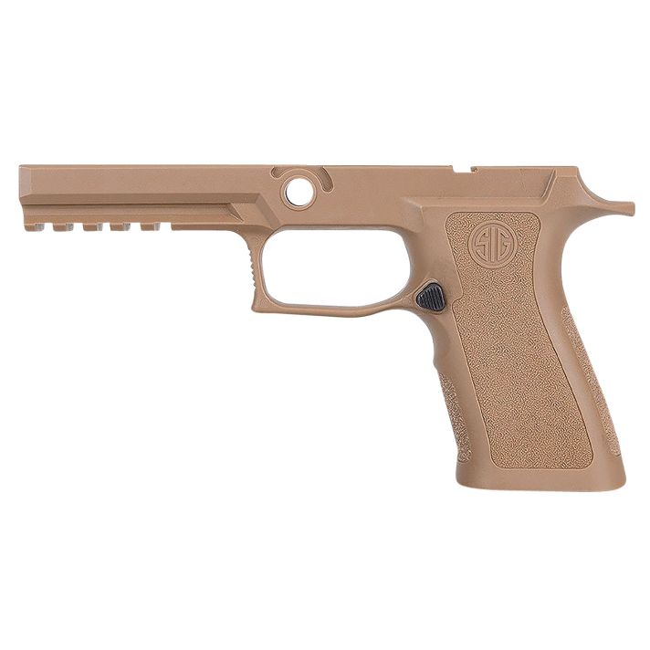 Sig Sauer GRIPMODXF943SMCOY P320 Grip Module X-Series (Small Size Module), 9mm Luger/40 S&W/357 Sig, Coyote Polymer, Fits Full Size Sig P320 (4.70")