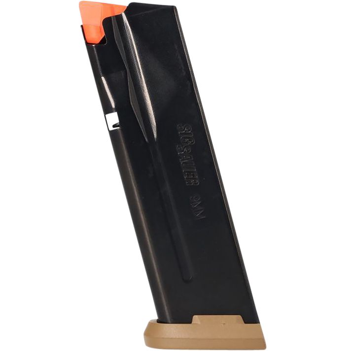 Sig Sauer 8901206 P365-XMACRO17rd 9mm Luger Coyote Tan Floor Plate Fits All Sig P365 Models
