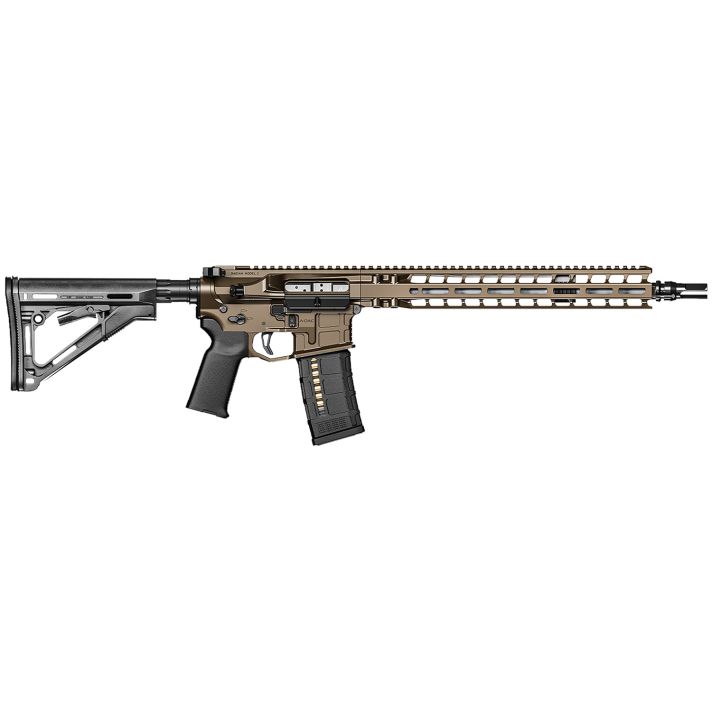 Radian Weapons R0040 Model 1 Carbine 223 Wylde 30+1 14.50" Pinned & Welded Barrel, Radian Brown Billet Rec/M-Lok Handgaurd, Magpul Grip & CTR Stock, Ambi Controls, Mid-Length Gas