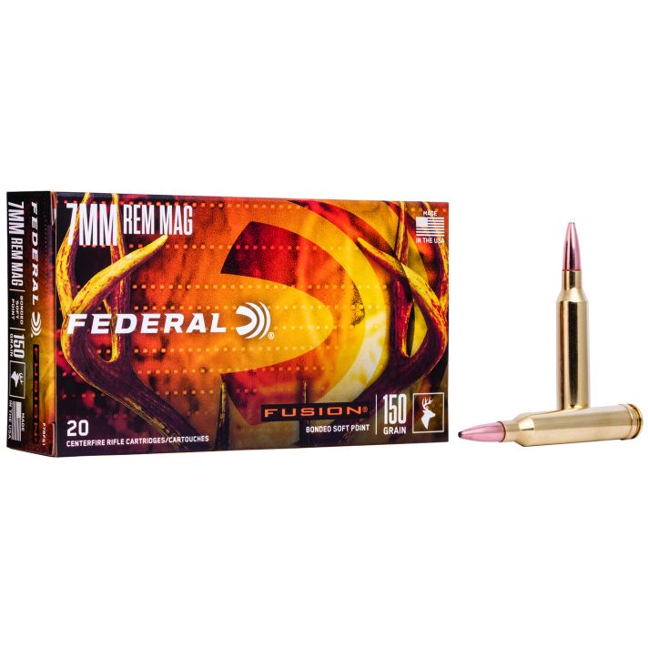 Federal F7RFS1 Fusion7mmRem 150gr Bonded Soft Point 20 Per Box/10 Case